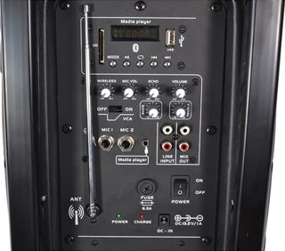 10 Battery Powered PA Speaker With  